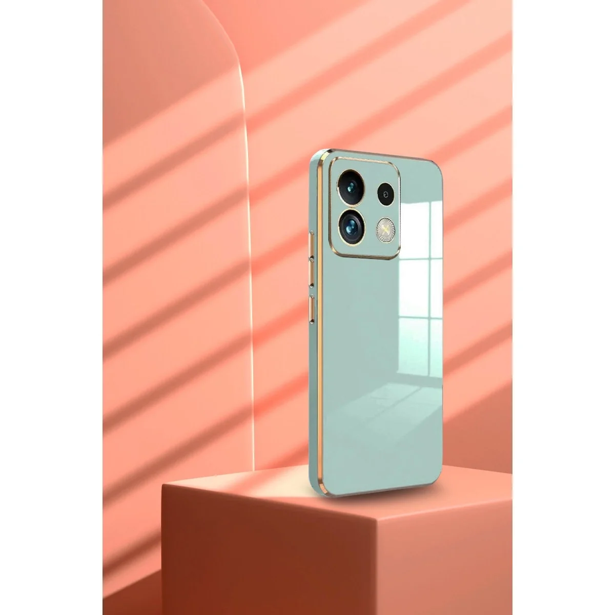 Xiaomi Poco M6 Pro 4g Kılıf Volet Silikon - Pembe görsel 2