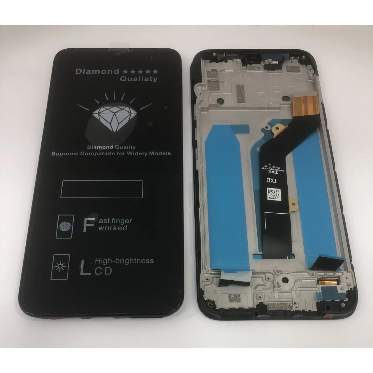 infinix Hot 10 Lite Dokunmatik Ekran Çıtalı (Siyah görsel 2