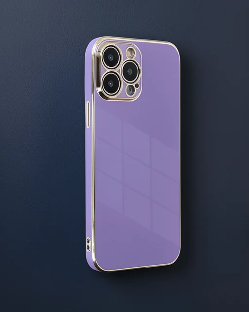 Apple İphone 15 Pro Kılıf Volet Silikon - Mor