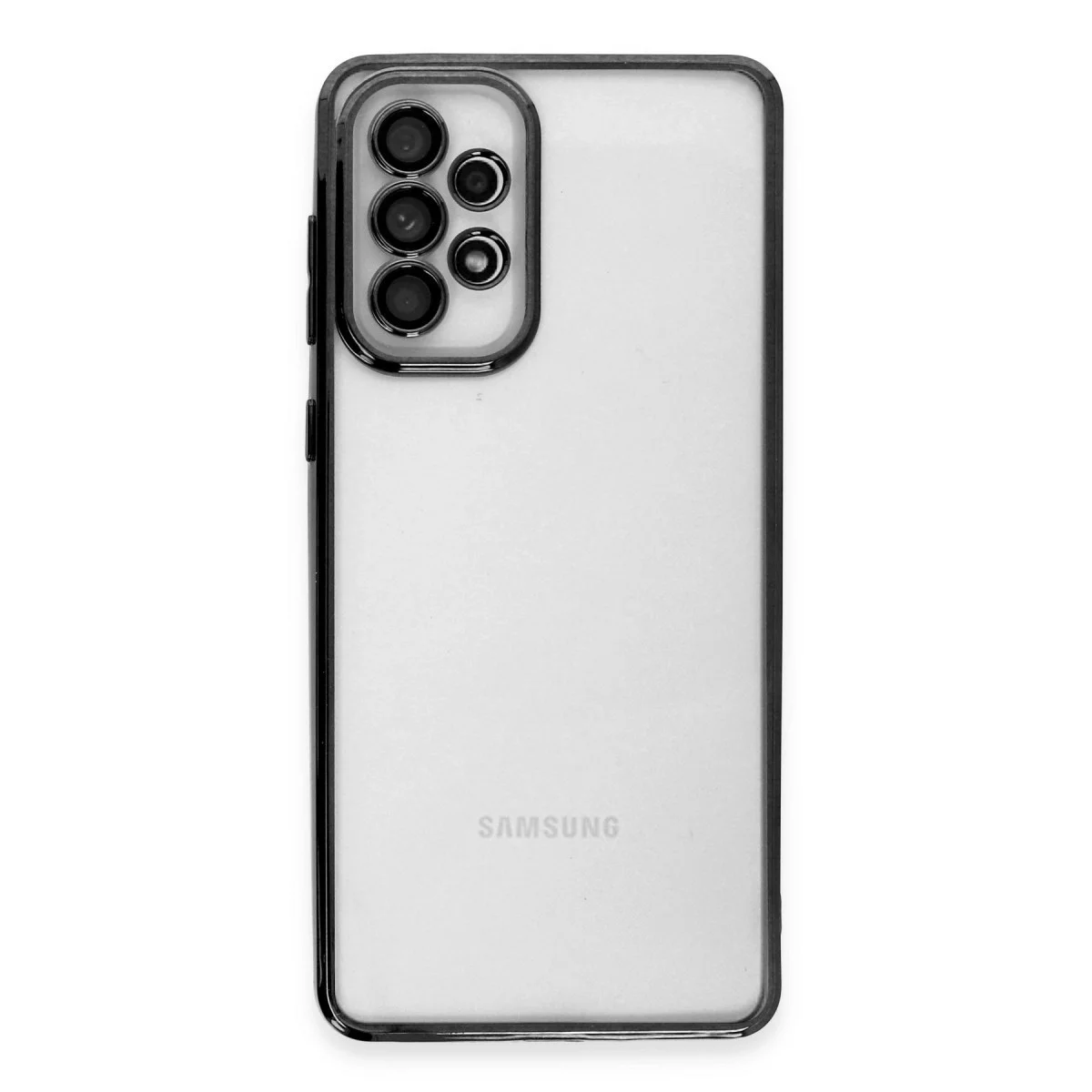 Samsung Galaxy A33 5g Kılıf Razer Lensli Silikon - Siyah görsel 2