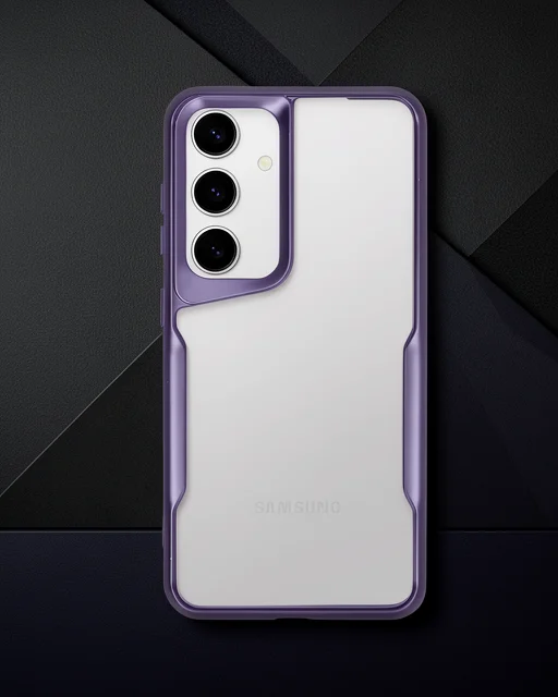 Samsung Galaxy S24 Kılıf Boyi Silikon Kapak - Derin Mor