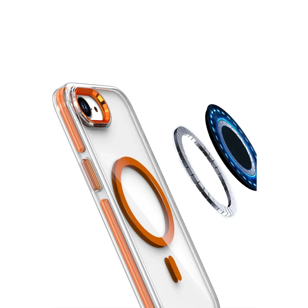 Joko Apple iPhone 16E Bella Magsafe Kapak - Derin Mor görsel 3