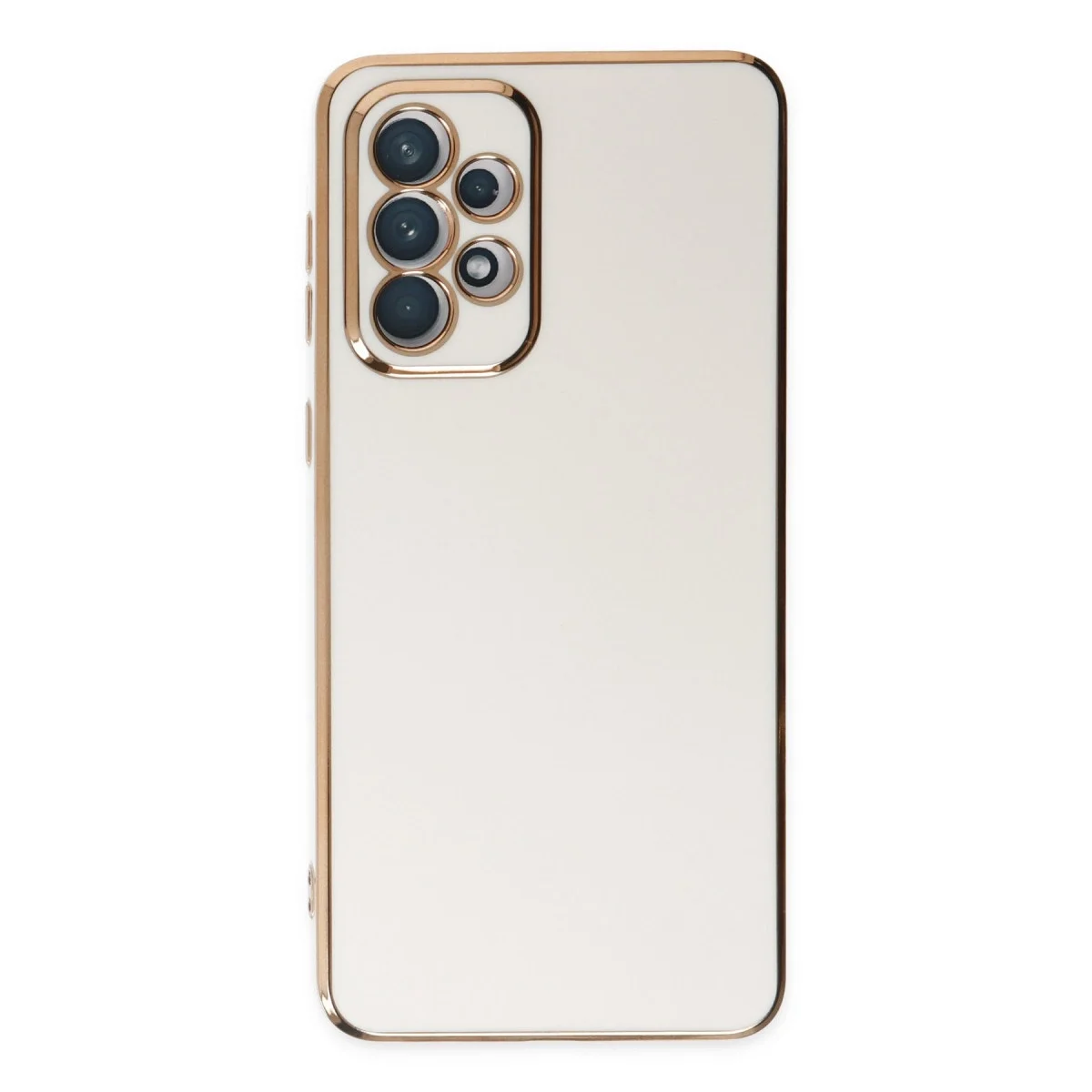 Samsung Galaxy A73 5g Kılıf Volet Silikon - Beyaz