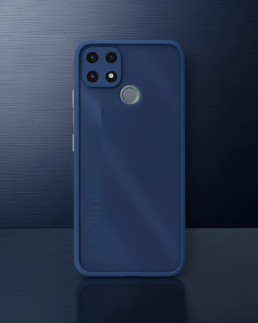Realme C25 Kılıf Montreal Silikon Kapak - Lacivert