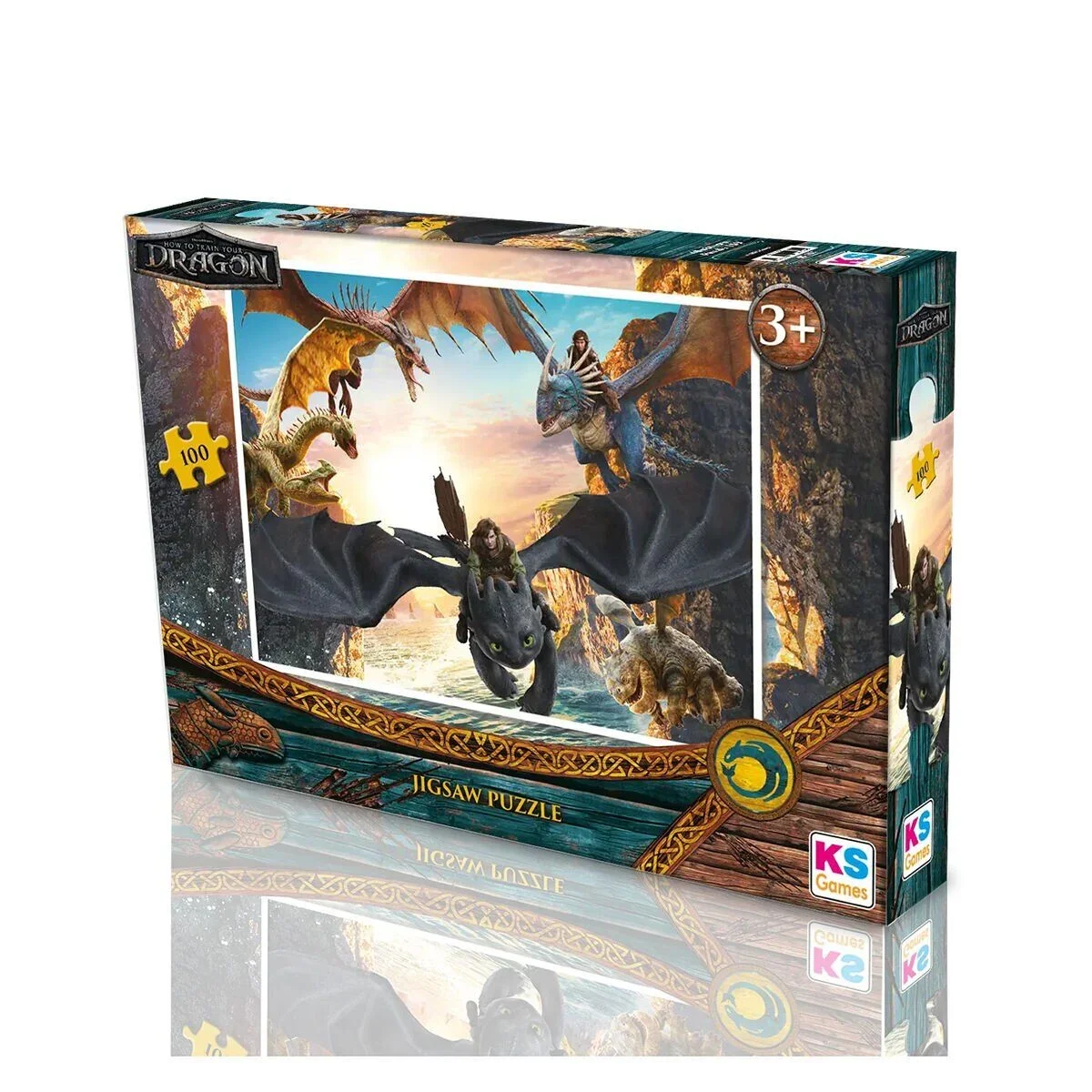 Hd 714 How To Traın Your Dragon Puzzle 100 Prç