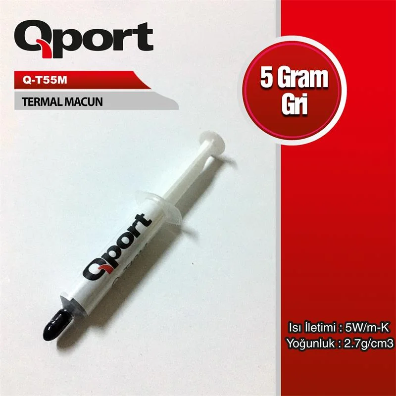 Q-T55M 5 Gram 5W/M-K 2.7/CM3 Termal Macun