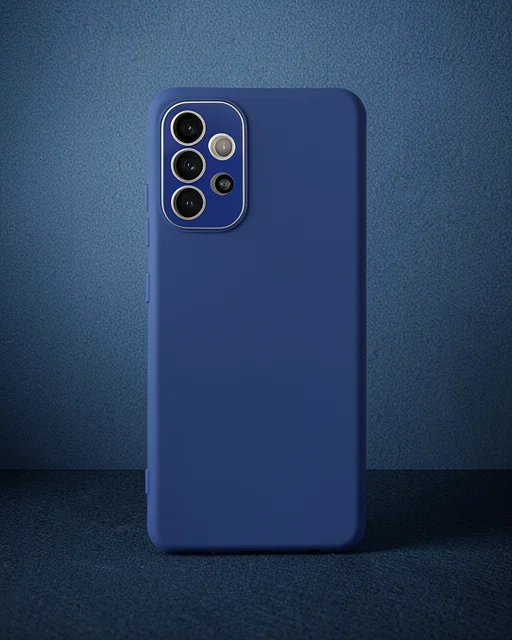 Samsung Galaxy A53 5g Kılıf Lansman Glass Kapak - Sky Blue