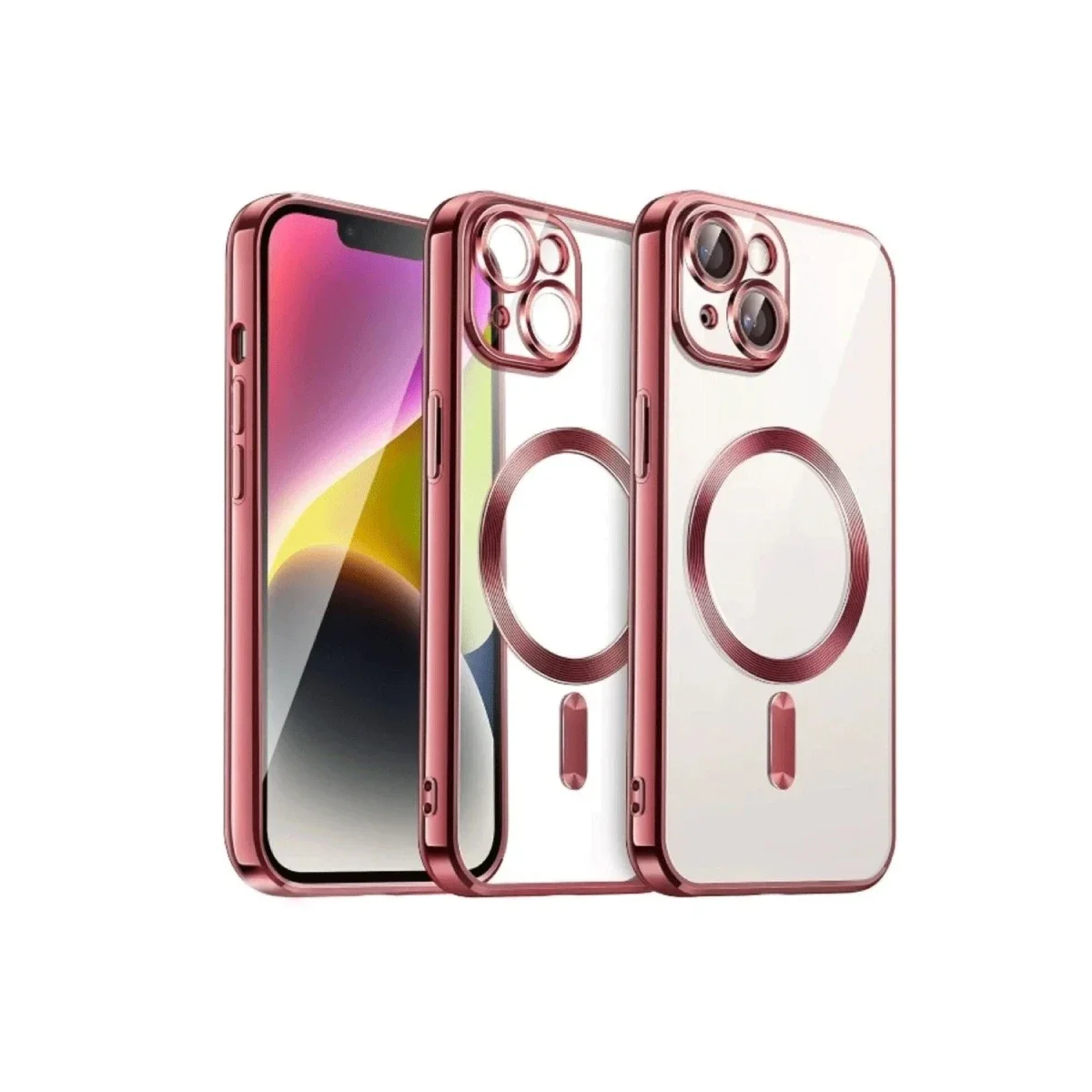 Apple iPhone 15 Kılıf Kross Magneticsafe Kapak - Kırmızı