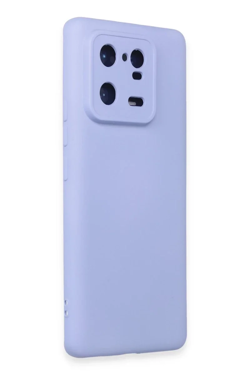 Xiao 13 Pro Kılıf Nano içi Kadife Silikon - Lila görsel 2