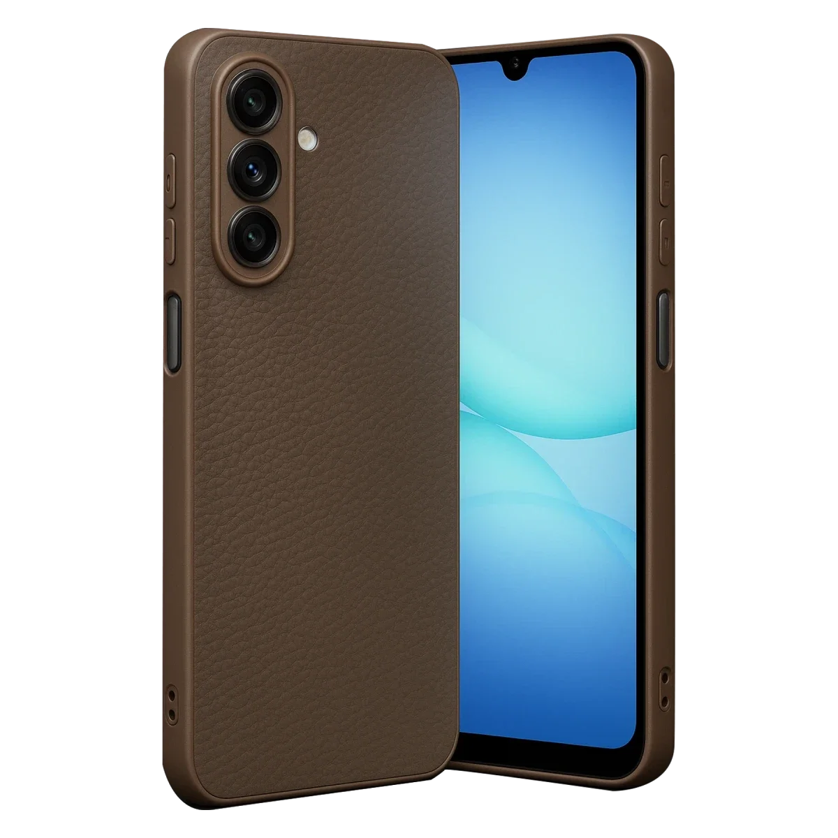 Samsung Galaxy A17 5G Thermax Silikon Kılıf - Kahverengi