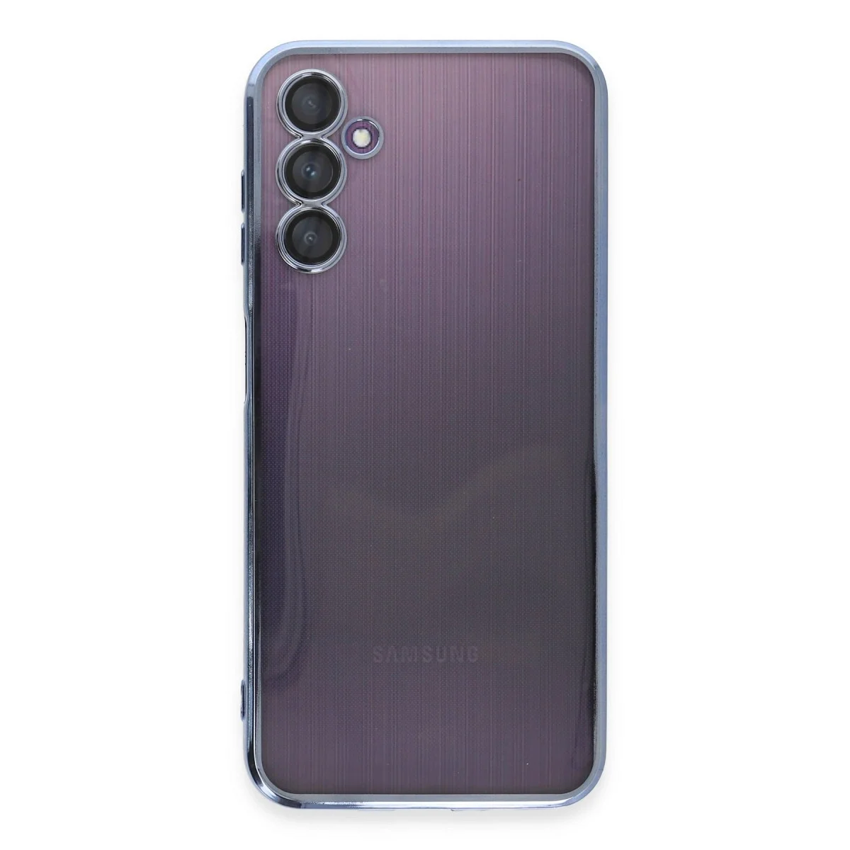Samsung Galaxy A14 4g Kılıf Razer Lensli Silikon - Açık Mavi görsel 2