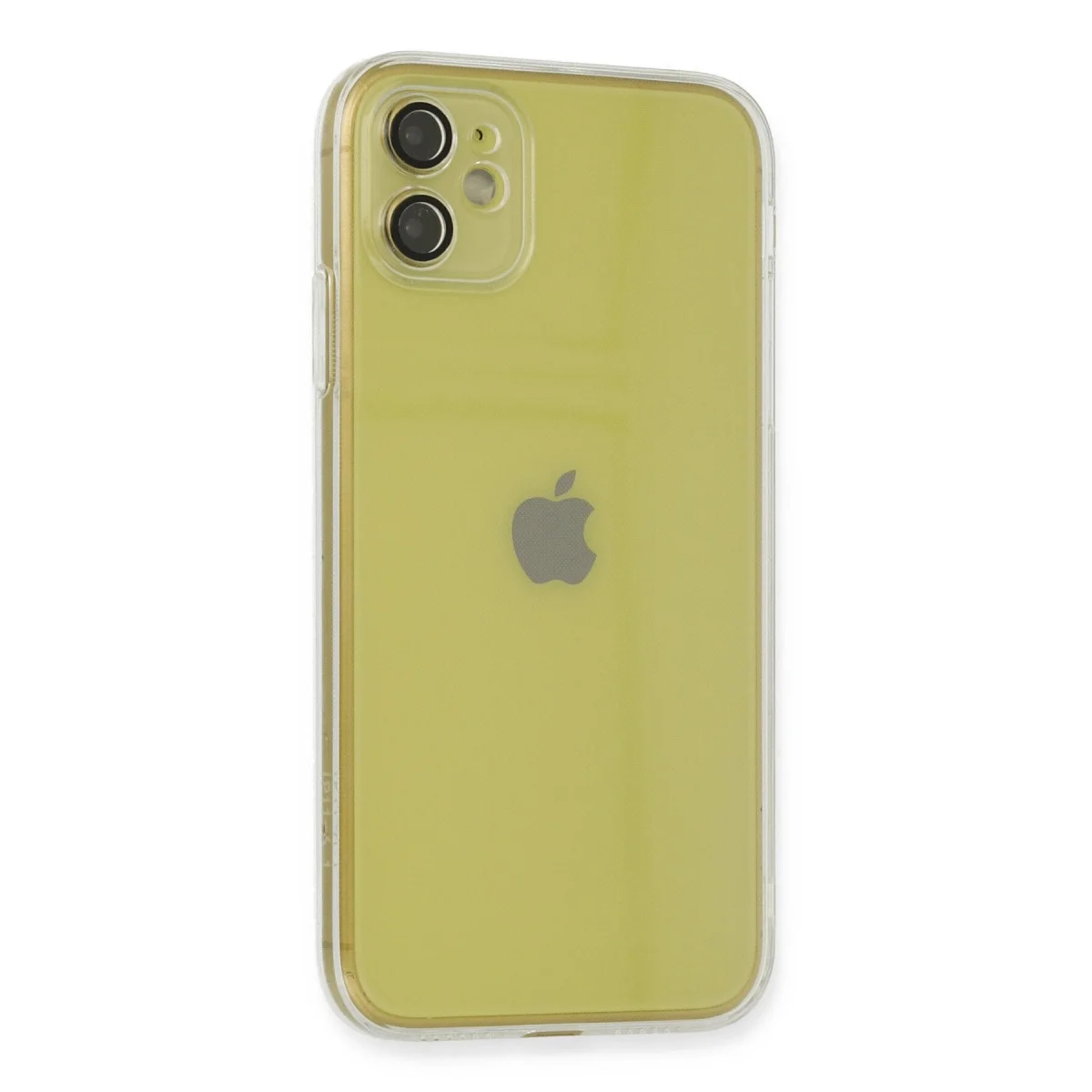 Apple İphone 12 Kılıf Fly Lens Silikon - Şeffaf görsel 2
