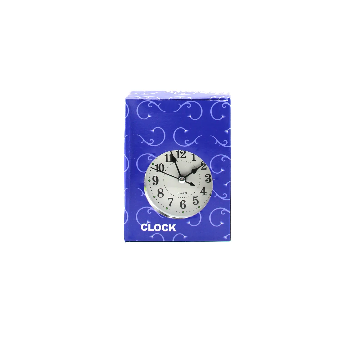 Metal Masa Çalar Saat - Pilli Işıklı 8 cm görsel 4