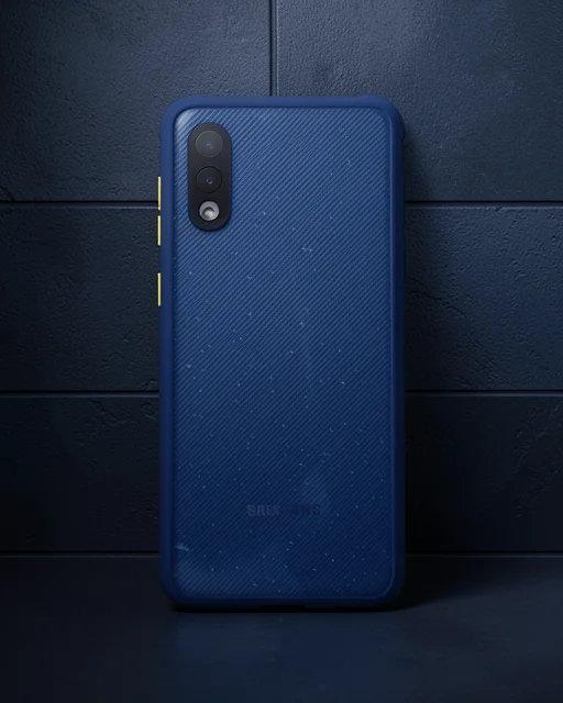 Samsung Galaxy A02 Kılıf Miami Şeffaf Silikon - Lacivert