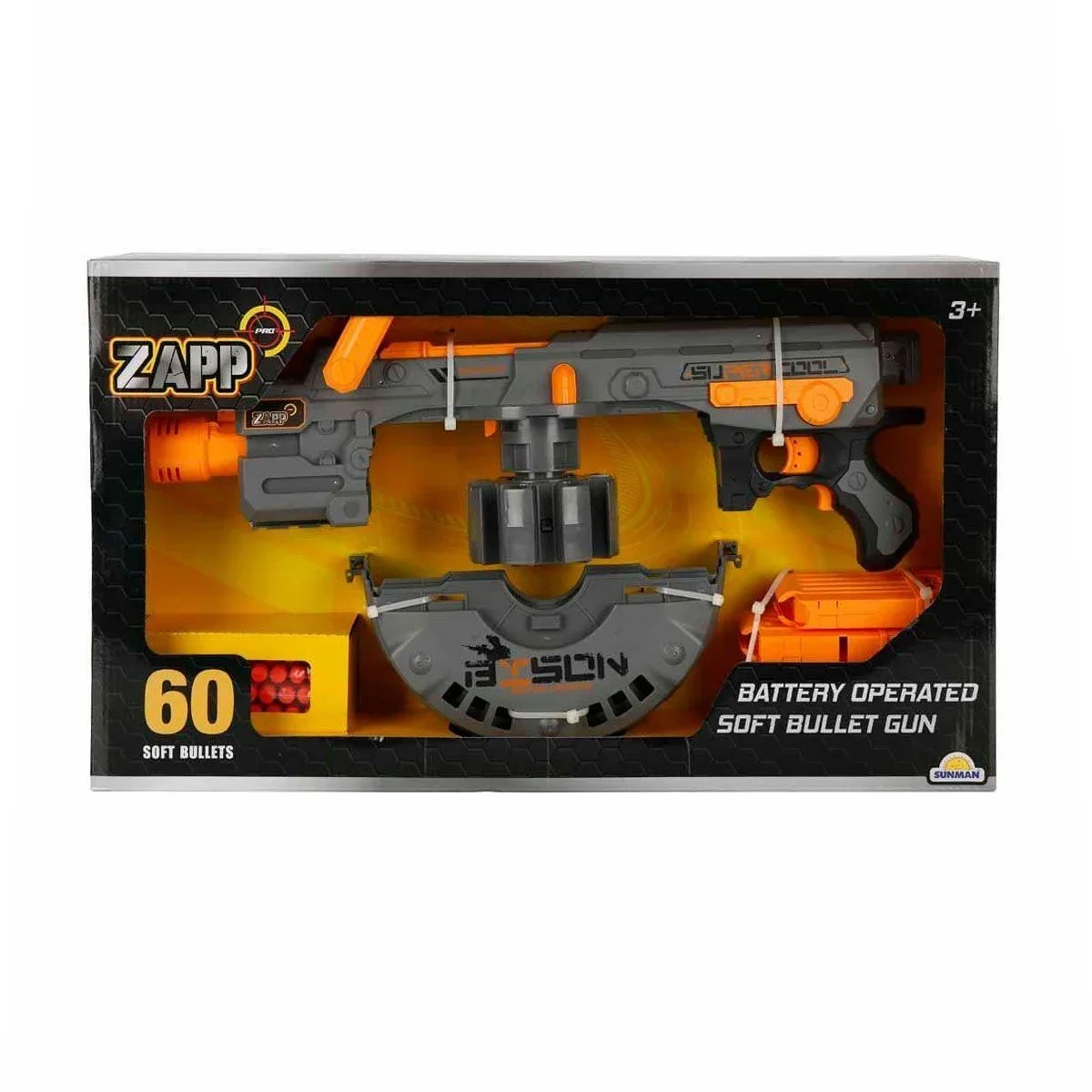 4573 Zapp Toys 60 Merli Sünger Dart Atan Silah 54 cm -Sunman