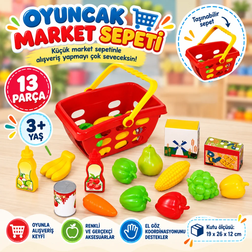 01377 Küçük Market Sepeti