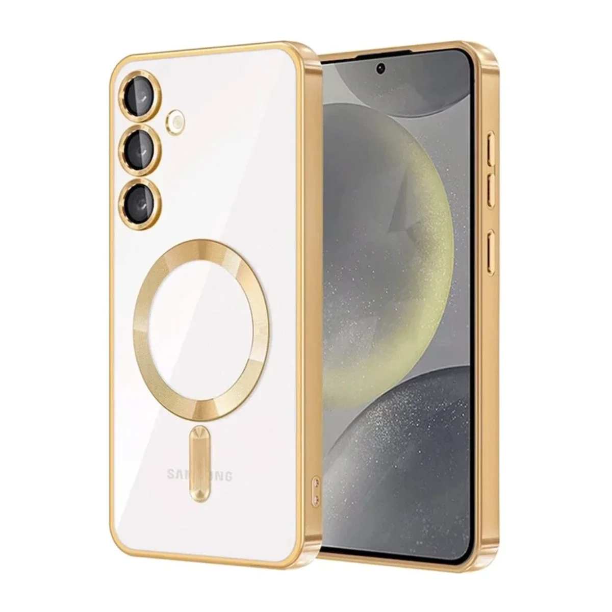 Samsung Galaxy A16 5G Kross Magneticsafe Kapak - Gold