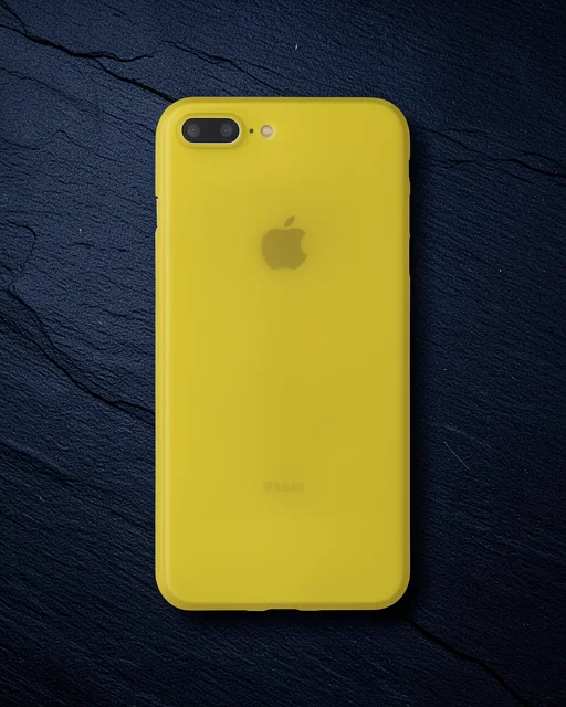 Apple İphone 7 Plus Kılıf Pp Ultra İnce Kapak - Sarı