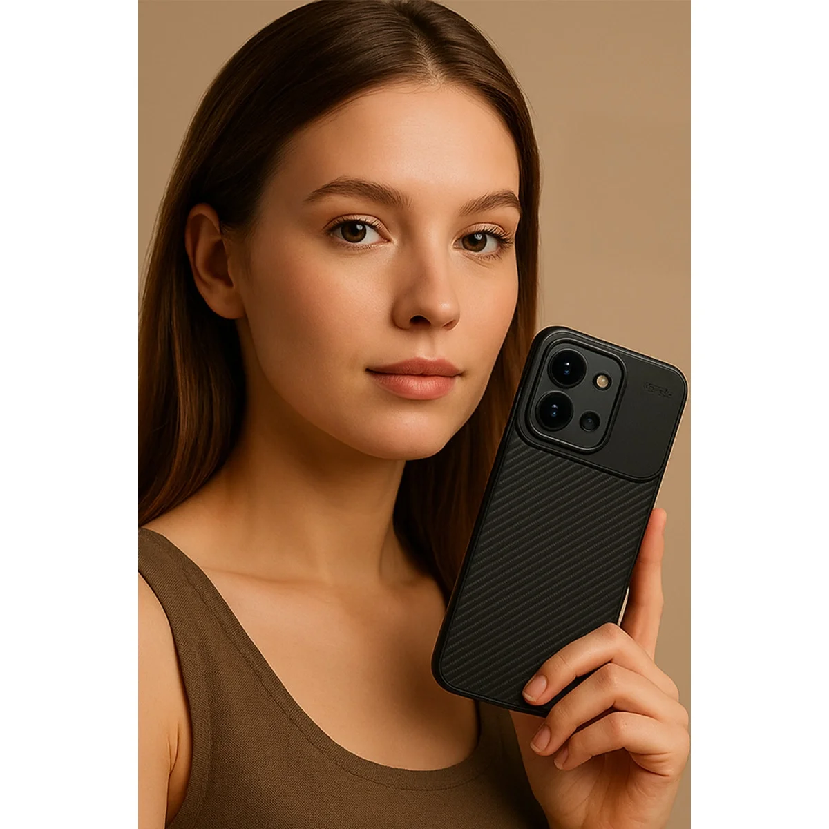Xiao Red 15c 4g Auto Focus Karbon Kapak - Koyu Yeşil görsel 4