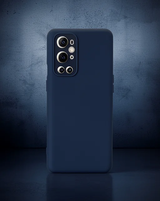 One Plus 9 Pro Kılıf Nano İçi Kadife Silikon - Lacivert