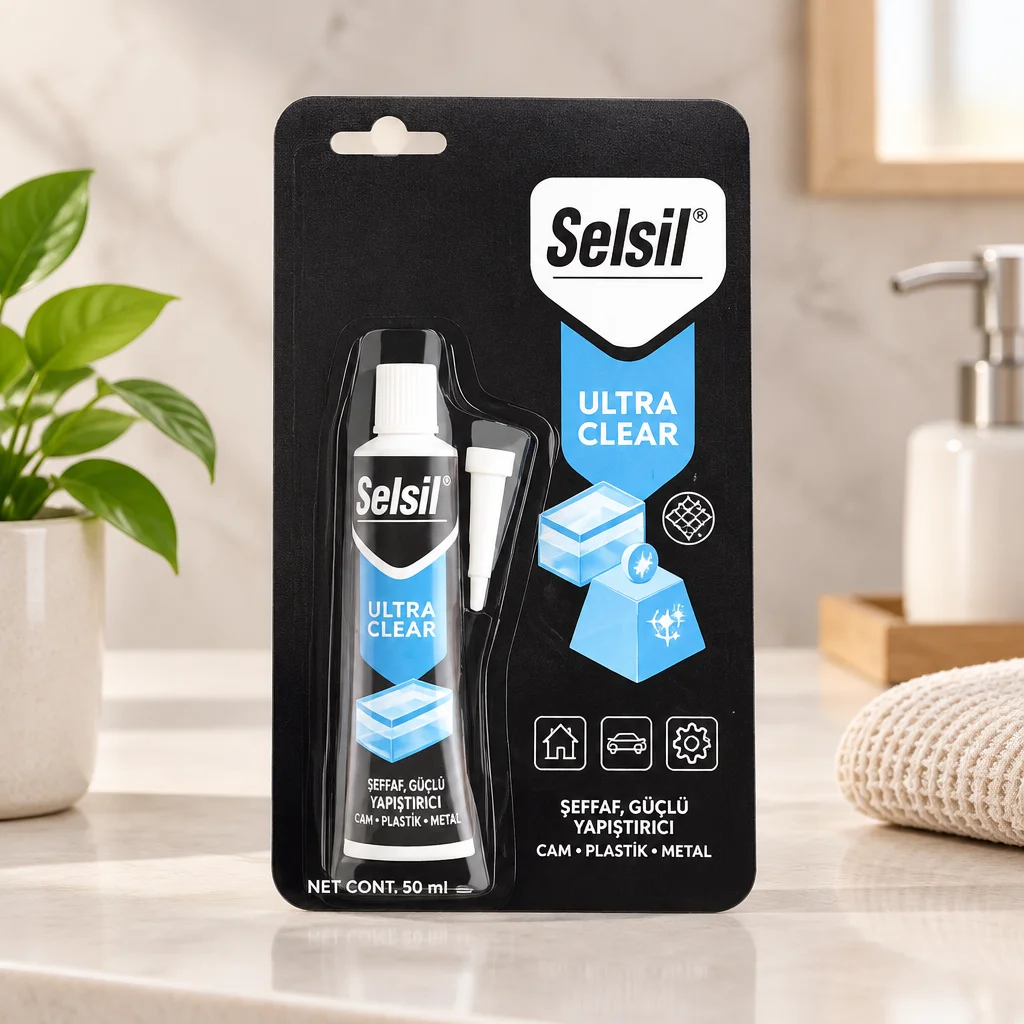 Ultra Clear Kristal Şeffaf Montaj Yapıştırıcı