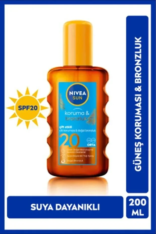 Sun SPF 20 Bronzlaştırıcı Güneş Yağı - SPF20