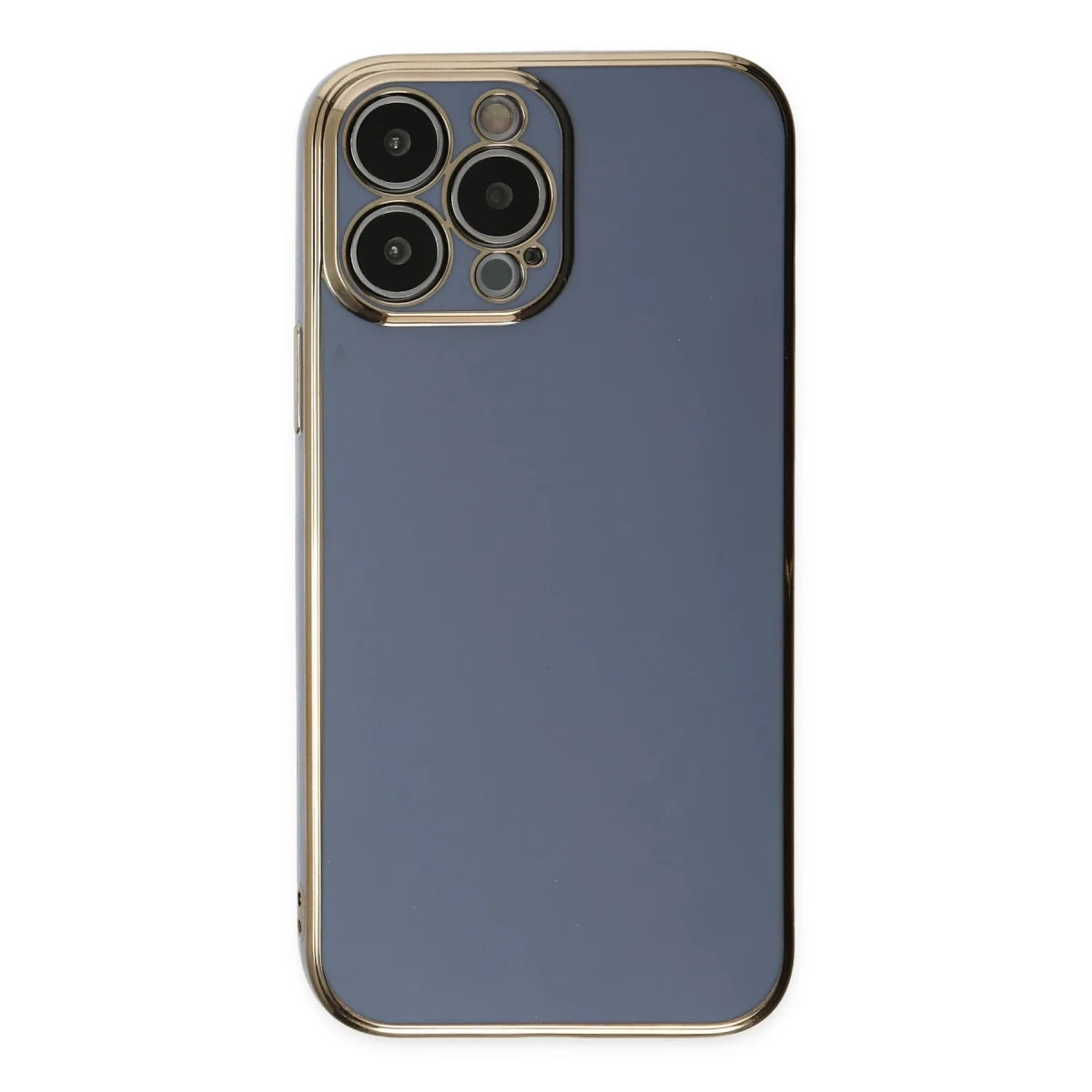 Apple İphone 14 Pro Kılıf Volet Silikon - Mavi görsel 2