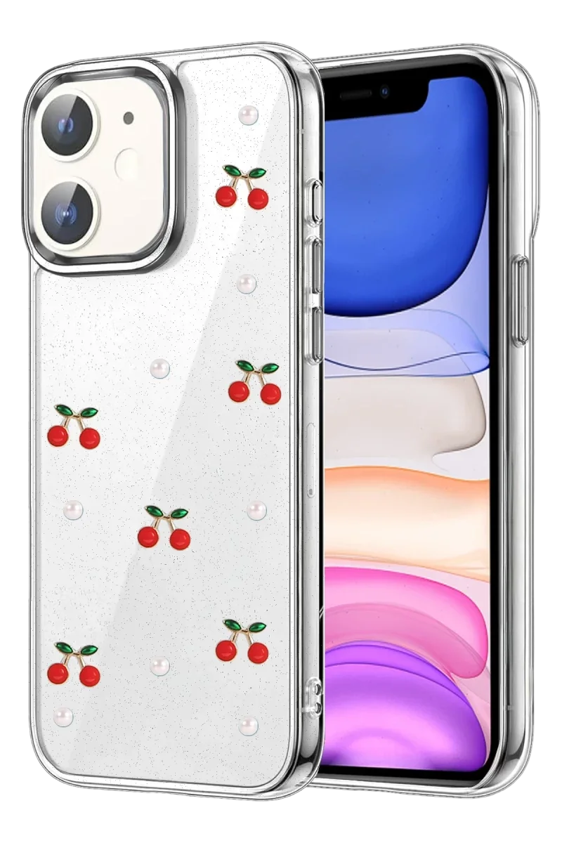 Apple iPhone 11 Fiyonk Desenli Kapak - Desen 9