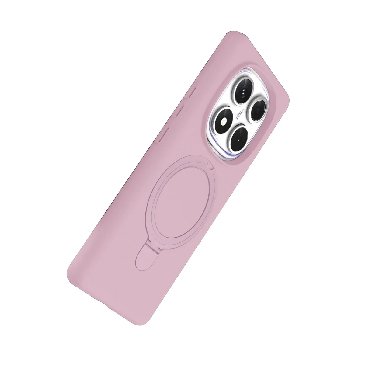 Xiaomi Redmi Note 14 Pro 5G Regal Magsafe Standlı Kapak - Açık Pembe görsel 4