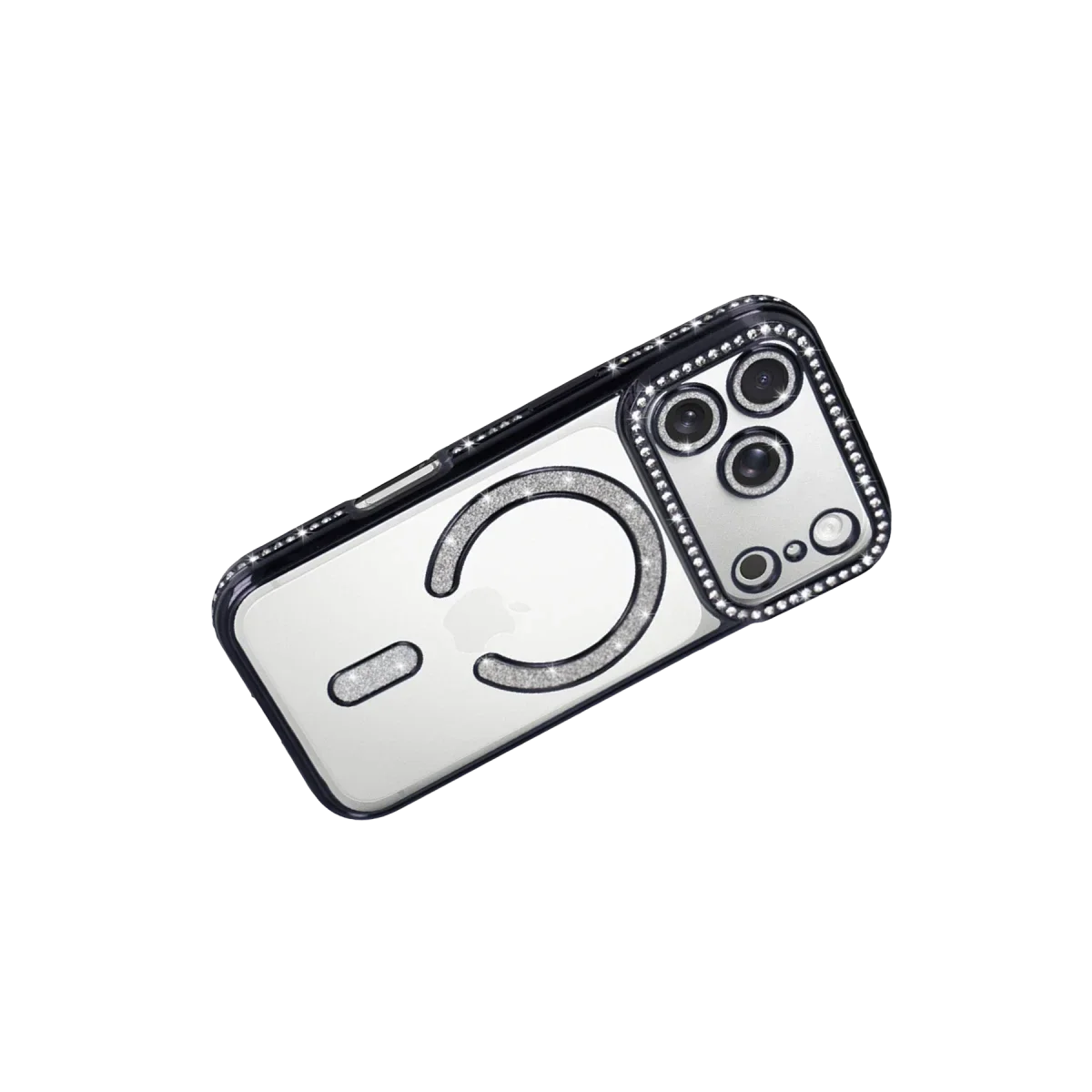 Apple iPhone 17 Pro Joke Simli Magneticsafe Kılıf - Siyah görsel 4