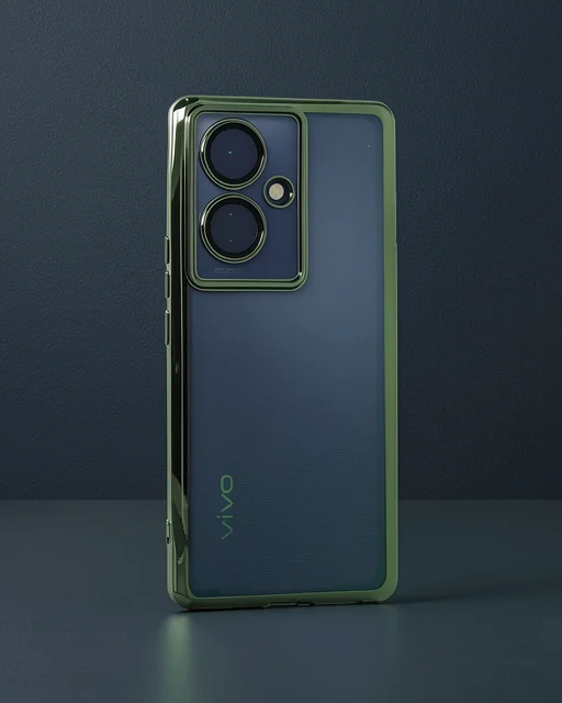 Vivo V29 Lite Kılıf Razer Lensli Silikon - Yeşil