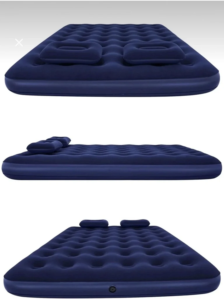 Vothoon Çift Kişilik Şişme Yatak Dahili Pompalı 203x152x22 cm 2 Yastıklı görsel 5