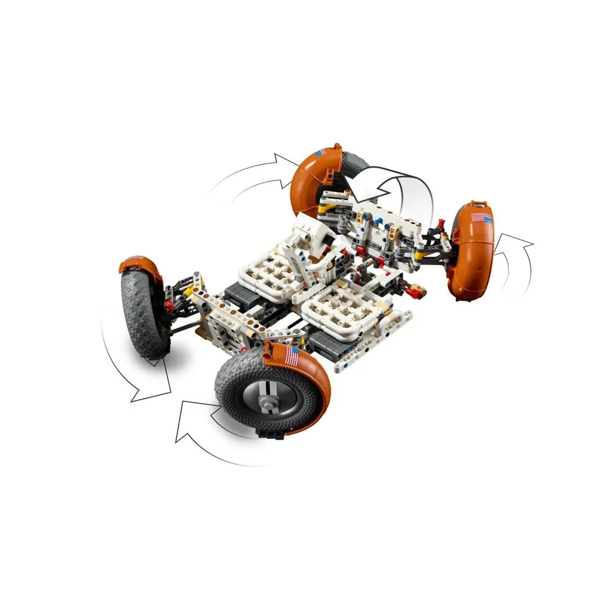 42182 Lego Technic NASA Apollo Ay Taşıtı - LRV 1913 parça +18 yaş görsel 3