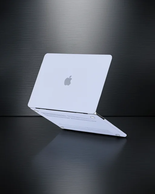 Apple Macbook Pro 13 2020 Macbook Buzlu Kapak - Lila