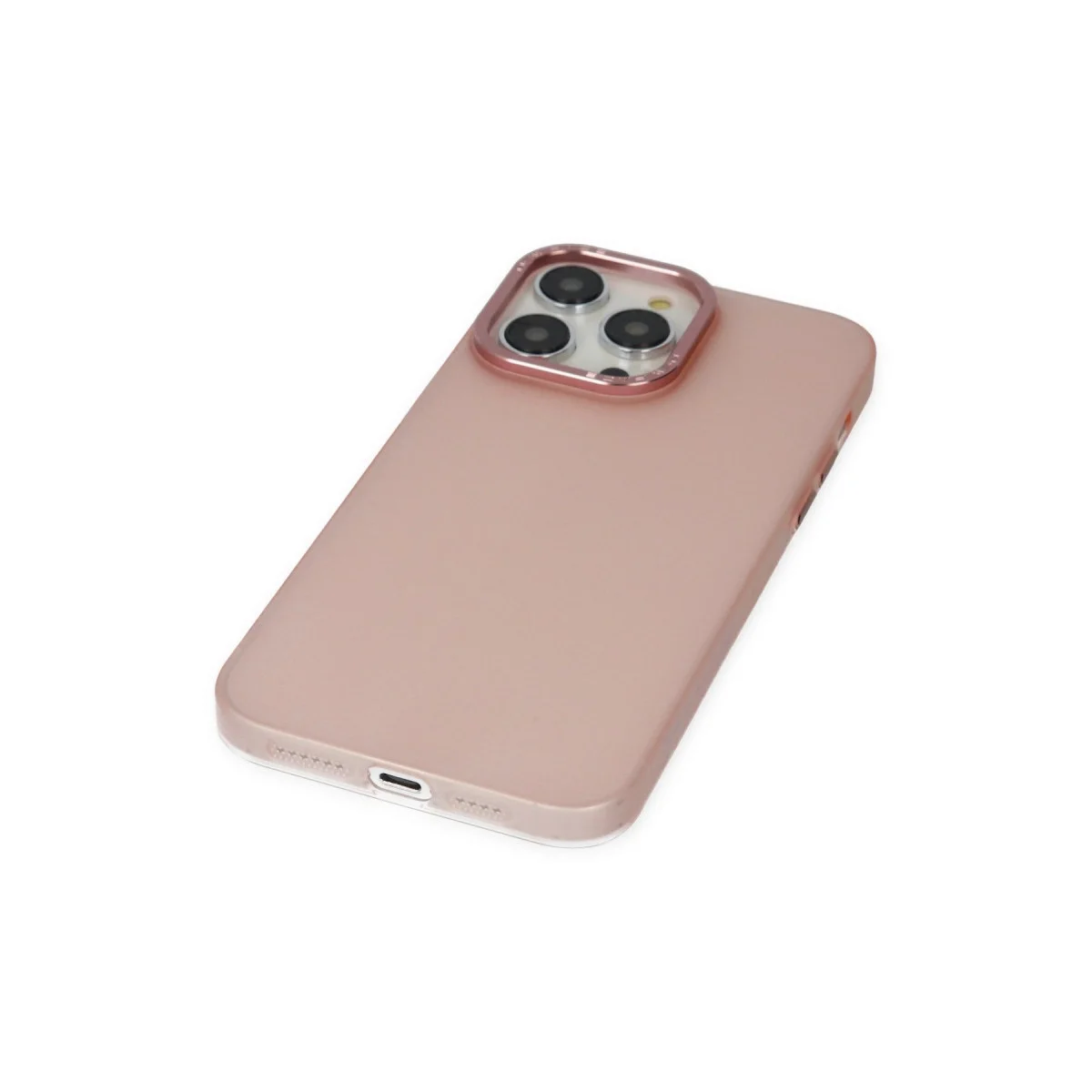 Apple İphone 14 Pro Kılıf Modos Metal Kapak - Pembe görsel 5