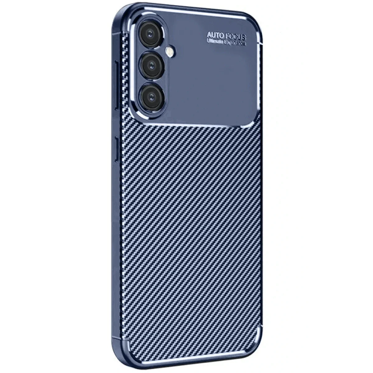 Samsung Galaxy A16 5G Kılıf Auto Focus Karbon Kapak - Lacivert