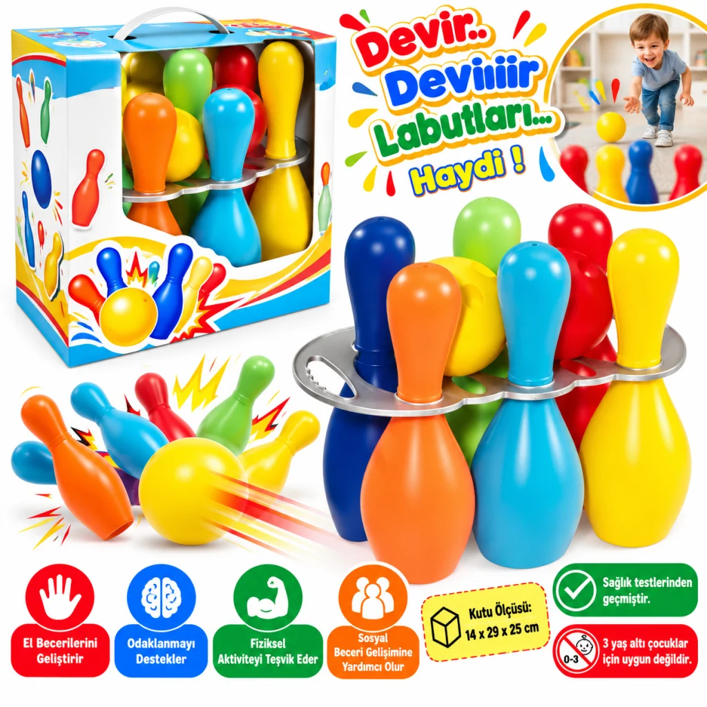 01602 Küçük Bowling Seti