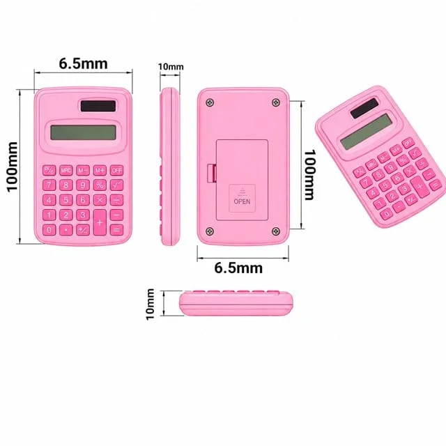 PM-25421 Pembe ni Hesap Makinesi görsel 3