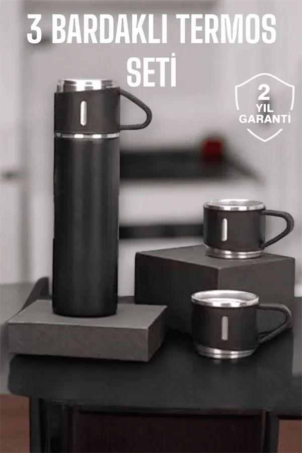 500 ml Kapasiteli Taşınabilir Basınçlı Termos Seti Günlük Kullanım için İdeal görsel 2