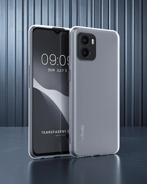 Vivo Y15s Kılıf Lüx Şeffaf Silikon
