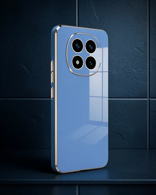 Xiaomi Redmi Note 14 Pro 4g Kılıf Volet Silikon - Mavi