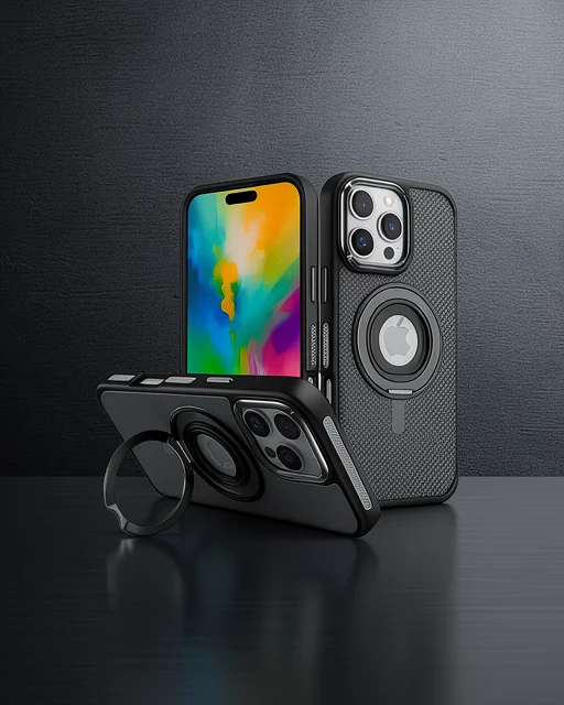 Joko Apple İphone 16 Pro Max Banza Magsafe Standlı Kapak - Siyah
