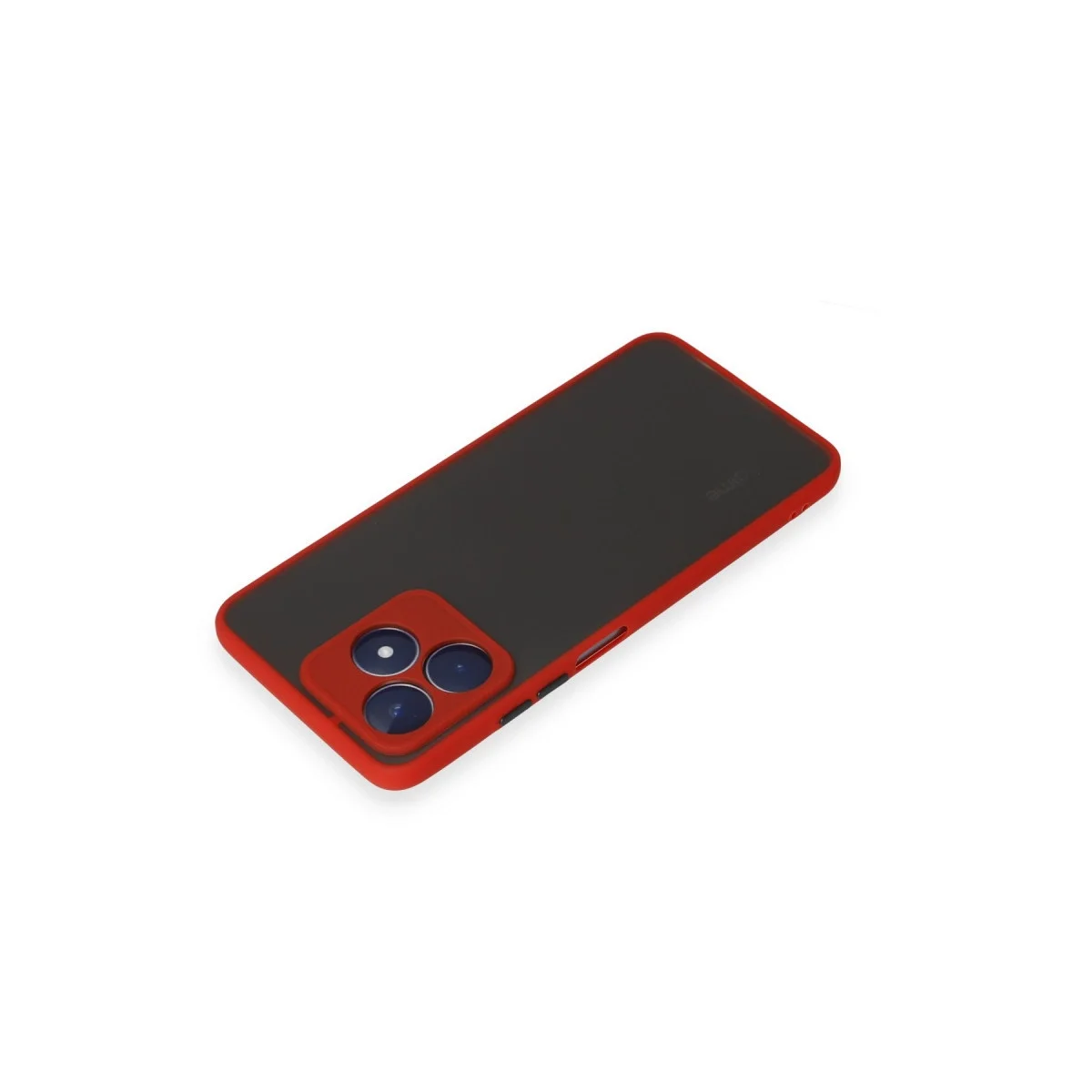 Realme C53 Kılıf Montreal Silikon Kapak - Kırmızı görsel 3