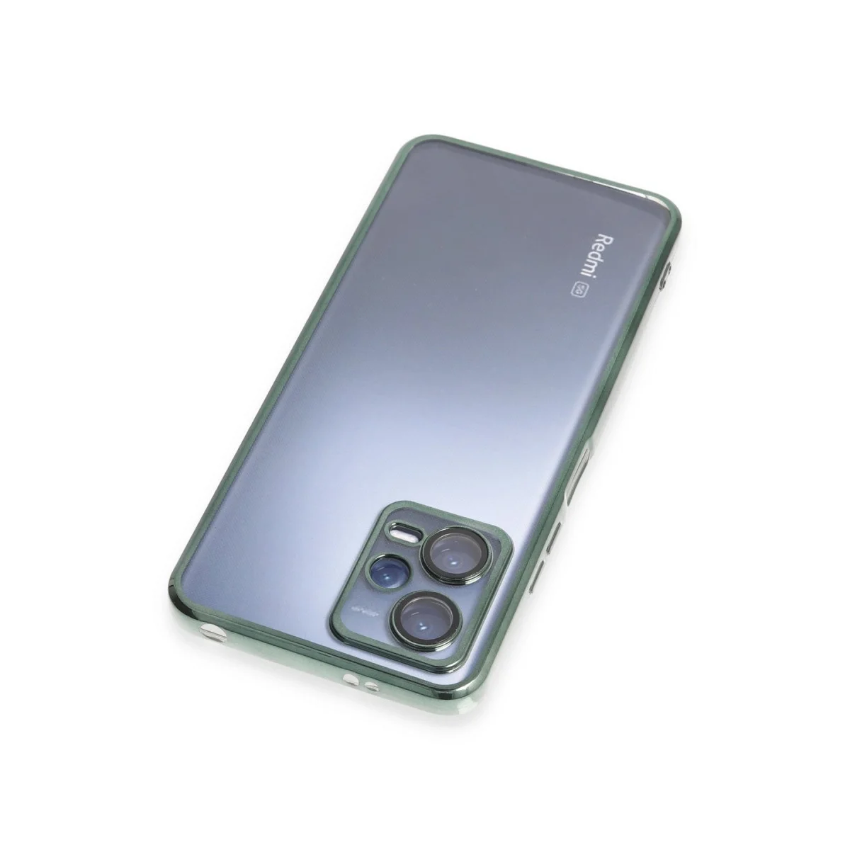 Xiaomi Redmi Note 12 5g Kılıf Razer Lensli Silikon - Yeşil görsel 6