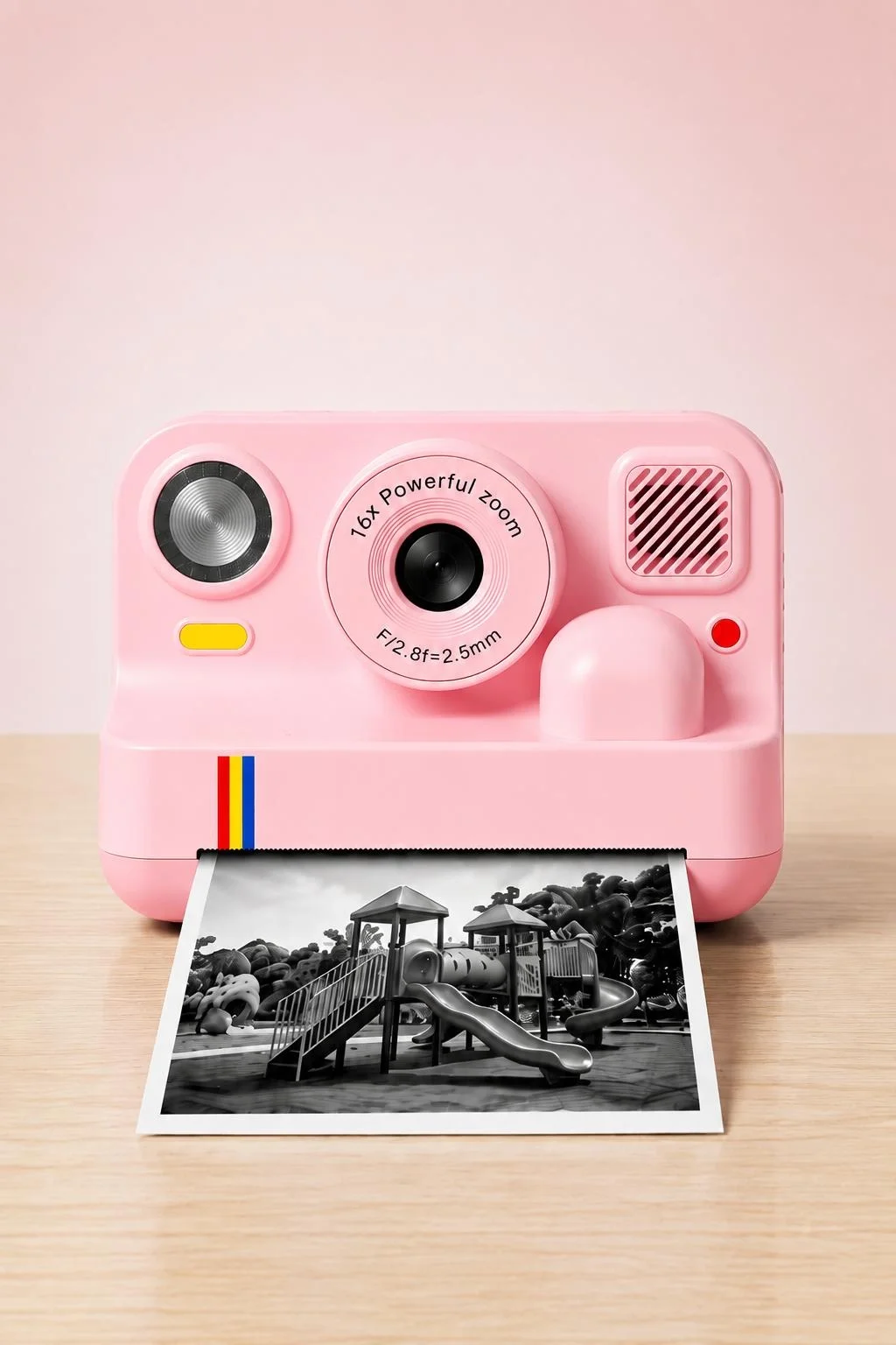 Çocuk Anında Baskılı Fotoğraf Makinesi 16MP Dijital Kamera 1080P Video WiFi Telefon Destekli görsel 2