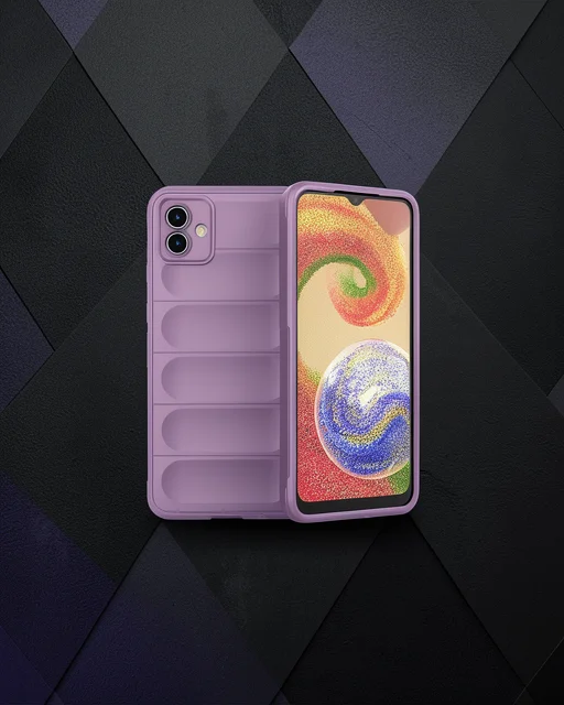 Samsung Galaxy A04e Kılıf Optimum Silikon - Mor