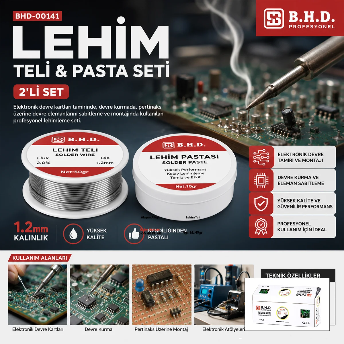 Lehim Teli ve Lehim Pastası görsel 3
