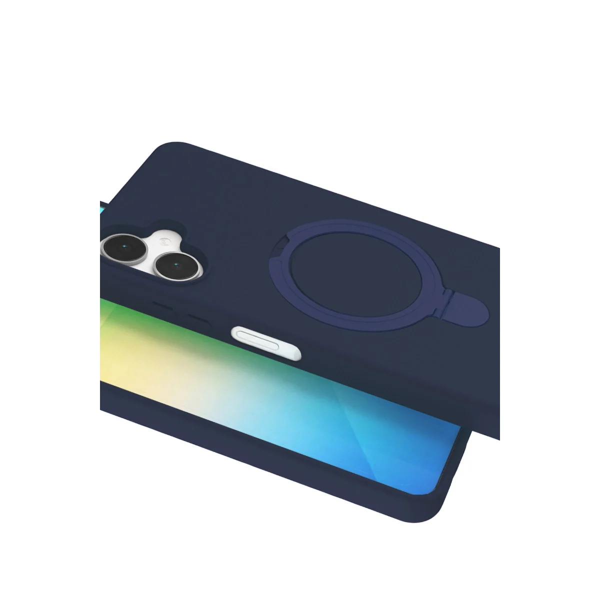 Samsung Galaxy A06 Regal Magsafe Standlı Kapak - Lacivert görsel 4
