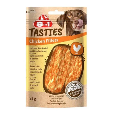 Tasties Chicken Fillets Tavuk Fileto Köpek Ödülü 85 Gr