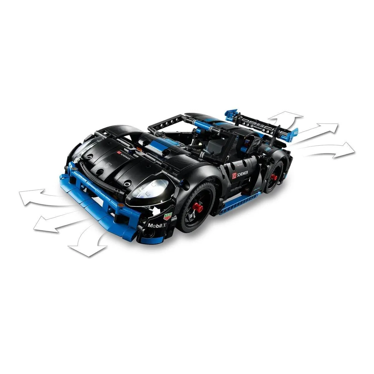 42176 Lego Technic Porsche GT4 e-Performance Yarış Arabası 834 parça +10 yaş görsel 6
